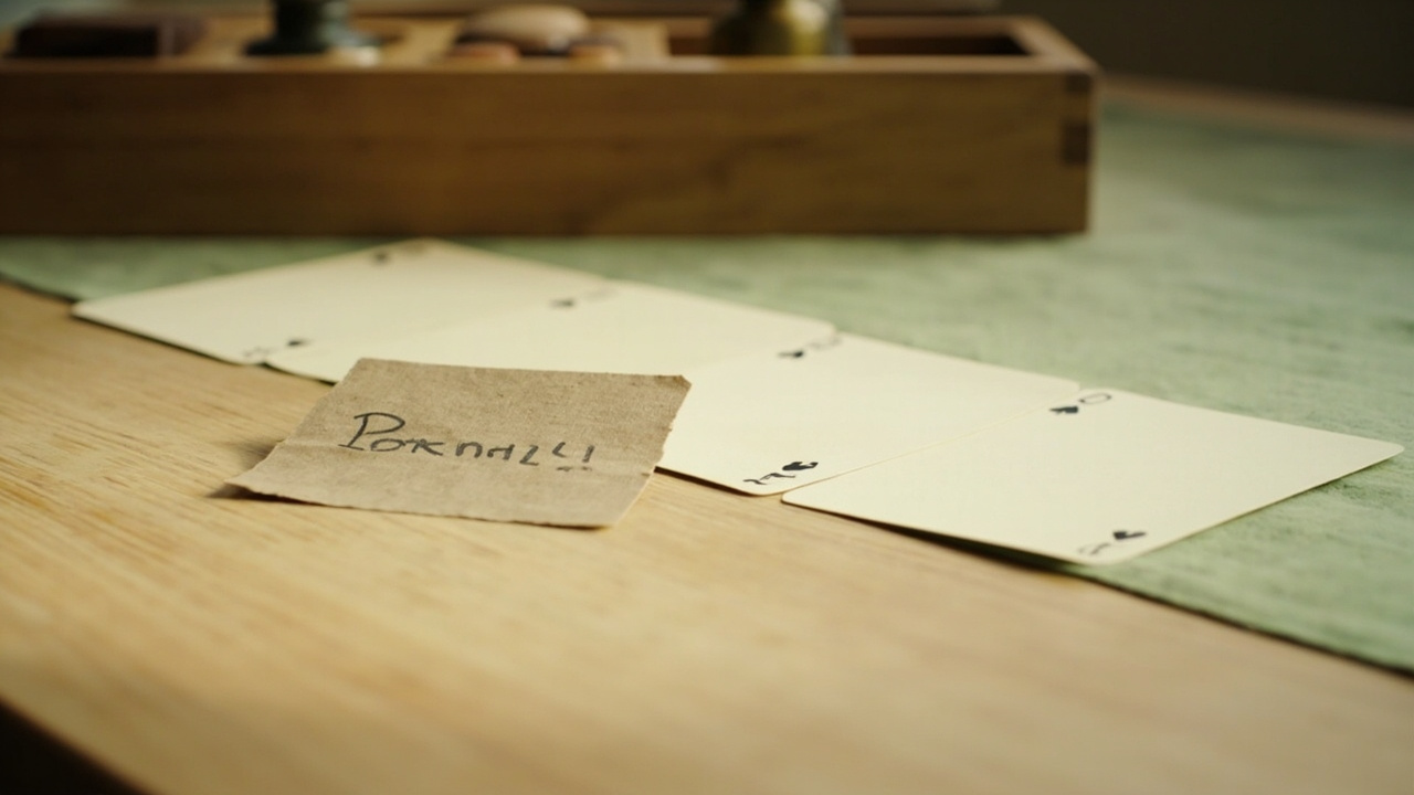 Valid 13-card rummy declaration laid out on a slate board